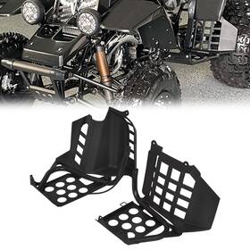 Aftermarket Fckd1508 Heel Guards Footrest For Yamaha Banshee Yfz350 Left Right Nerf Bars 1987-2006