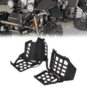 Fckd1508 Aftermarket Heel Guards Footrest For Yamaha Banshee Yfz350 Left Right Nerf Bars 1987-2006