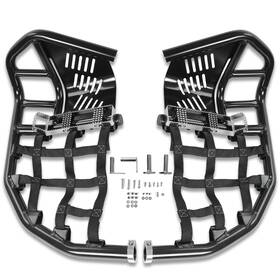 Aftermarket Ta0467 Nerf Bars Heel Guard Pro Peg Pair Black For Honda Trx 450r 450er Sportrax 450