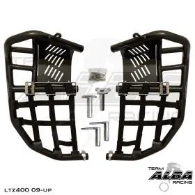 195-t7-bb Alba Racing Suzuki Ltr 450r 450 Nerf Bars Pro Peg Blk 195 T7 B