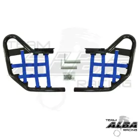 197-t1-bl-blem Alba Racing Yamaha Raptor 700 Nerf Bars Black Blue 197 T1 Bl Blemish