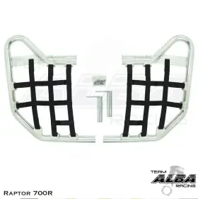 199-t1-sb Alba Racing Yamaha Yfz 450 Standard Nerf Bars Silver Black 199t1sb 199-t1-sb Alba Racing Yamaha Yfz 450 Standard Nerf Bars Silver Black 199t1sb