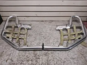 209-t1-sb Alba Racing Yamaha 350 Raptor 04-13 Nerf Bars Foot Peg Heel Guards