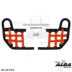 212-t1-br-blem Alba Racing Blaster Yfs200 Yfs 200 Nerf Bars Black Bar Red Nets Blemish