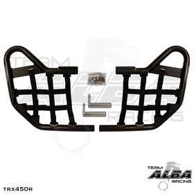 Alba Racing 218-t1-bb Trx 450r Trx450r Honda Nerf Bars Black Bar Nets 218 T1 Bb