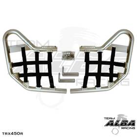 Alba Racing 218-t1-sb Trx 450r Trx450r Honda Nerf Bars Silver Bar Black Nets 218 T1 Sb