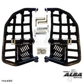 Alba Racing 218-t7-bb-blem Trx 450r Nerf Bars Pro Peg Heel Guard 218 T7 Bb Blemish