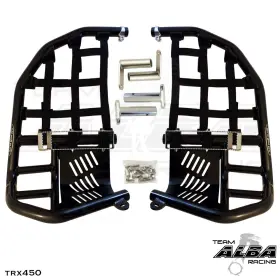 218-t7-bb-blem Alba Racing Trx 450r Nerf Bars Pro Peg Heel Guard 218 T7 Bb Blemish