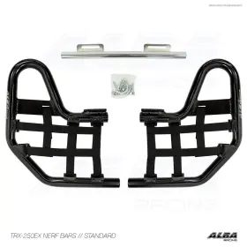 220-t1-bb Alba Racing Trx 250ex 250x Honda Nerf Bars Blk Bar Black Nets 220 T1 Bb