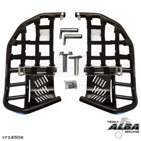 251-t7-bb-blem Alba Racing Yfz 450r 450x Nerf Bars Pro Peg Black 251 T7 Bb Blemish