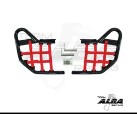 256-t1-br Alba Racing Honda Trx 300ex 300x Nerf Bar Set-alba Black Red