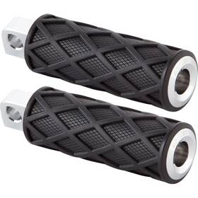 Arlen Ness 400-048 Diamond Male Mount Footpeg - Knurled Chrome