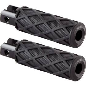 Arlen Ness 400-051 Diamond Driver Footpeg - Knurled Black