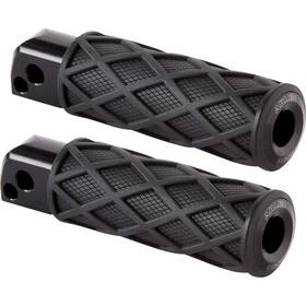 Arlen Ness 400-053 Diamond Passenger Footpeg - Knurled Black