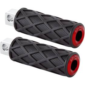 Arlen Ness 400-056 Diamond Male Mount Footpeg - Knurled Red