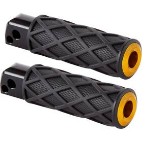 Arlen Ness 400-059 Diamond Passenger Footpeg - Knurled Gold
