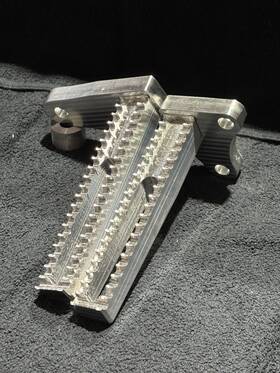 Austins Machine Works Amw-9754r700 Raptor 700 Drag Footpegs Billet Aluminum Lightweight Design