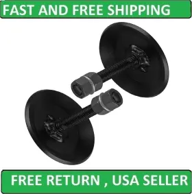 2873423 Caltric Snow Plow Blade Skid Shoes For Polaris Atv / Utv Replacement 1 Pair