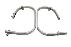 Can-am 705002091 13 Can-am Ds450 Heel Guard Mounting Brackets Left And Right
