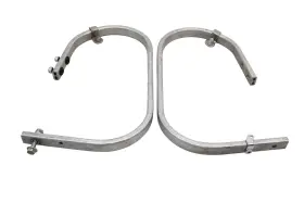705002091 Can-am 13 Ds450 Heel Guard Mounting Brackets Left And Right