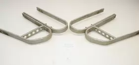 705200872 Can-am 2007 Outlander 650 4x4 Xt Left Right Footwell Support Brackets Mounts