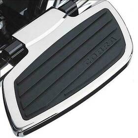 Cobra 1073967 2006-2023 Swept Passenger Floorboard Chrome 06-4840