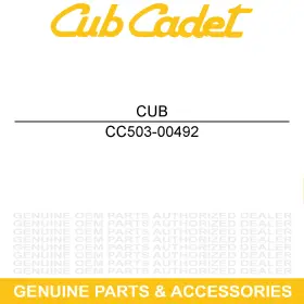 503-00492 Cub Cadet Middle Broad Seat Cx750 Crew 4x4