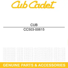 503-00615 Cub Cadet Rear Right Board Yellow Cx750 Crew 4x4
