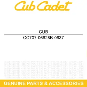 707-06628b-0637 Cub Cadet Floor Board Plate Powder Black Challenger 4x2 400lx