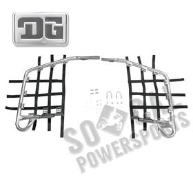 Dg Performance 2758-d182094-atv Alloy Nerf Bars-alloy Bar-black Web For 2007-2008 Yamaha Yfz450