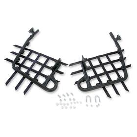 Dg Performance 2764-d182106-atv Alloy Nerf Bars-black Textured Bar-black Web For 2004-2009