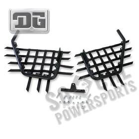 Dg Performance 2767-d182112-atv Alloy Nerf Bars-black Textured Bar-black Web For 2007 Yamaha