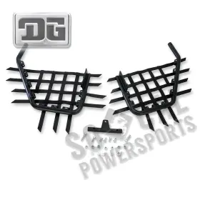 2767-d182112-atv Dg Performance Alloy Nerf Bars-black Textured Bar-black Web For 2007 Yamaha