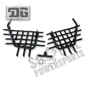 2769-d182116-atv Dg Performance Alloy Nerf Bars-black Textured Bar-black Web For 2007-2018