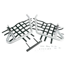 Dg Performance 3082-d236742-atv Fat Series 1 1/2in Alloy Nerf Bars-aluminum Bar-black Web For