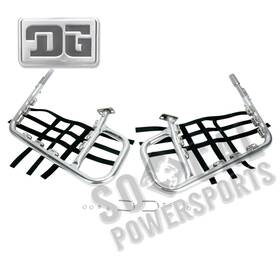 Dg Performance 3196-d128970-atv Alloy Nerf Bars-alloy Bar-black Web For 1987-1992 Suzuki Lt250r