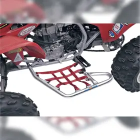 3208-d128994-atv Dg Performance Alloy Nerf Bars-alloy Bar-red Web For 2005-2009 Honda Trx450r Atv