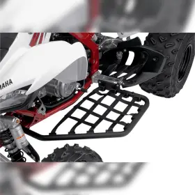 3209-d128996-atv Dg Performance Alloy Nerf Bars-black Textured Bar-black Web For 2008-2009 Honda