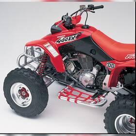 Dg Performance 6012-d152602-atv Alloy Nerf Bars-alloy Bar-red Web For 1999-2008 Honda Trx400ex