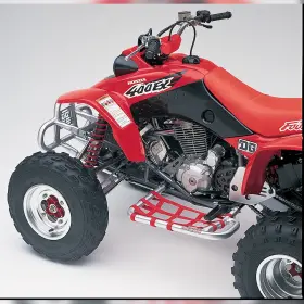 6012-d152602-atv Dg Performance Alloy Nerf Bars-alloy Bar-red Web For 1999-2008 Honda Trx400ex