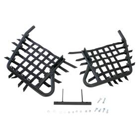 Dg Performance 6019-d152616-atv Alloy Nerf Bars-black Textured Bar-black Web For 2009-2013
