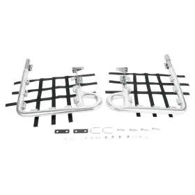 6053-d152684-atv Dg Performance Fat Series Alloy Nerf Bars-silver Bar-black Web For 2009-2013 6053-d152684-atv Dg Performance Fat Series Alloy Nerf Bars-silver Bar-black Web For 2009-2013