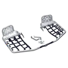 6067-d152712-atv Dg Performance Hg Alloy Series Nerf Bars-silver Bar-black Web For 2003-2006 6067-d152712-atv Dg Performance Hg Alloy Series Nerf Bars-silver Bar-black Web For 2003-2006