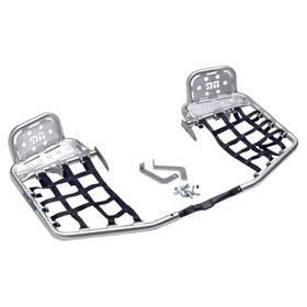 Dg Performance 6068-d152714-atv Hg Alloy Series Nerf Bars-silver Bar-black Web For 2003-2008