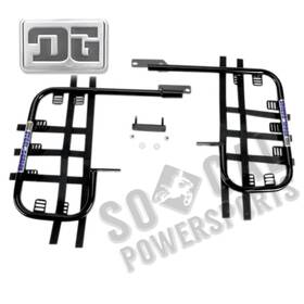 Dg Performance 6131-d152840-atv Steel Nerf Bars-black Bar-black Web For 2009-2018 Honda Trx250x