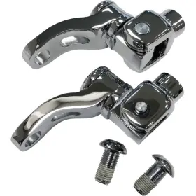 1620-2476 Drag Specialties Adjustable Passenger Footpeg Mount Kit - Chrome