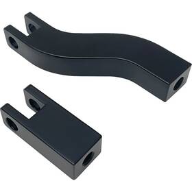 Drag Specialties 1620-2507 Passenger Footpeg Mount Kits - Black