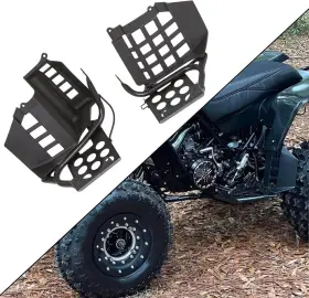 Et-347-b Ecotric Et-421 Nerf Bars Heel Guards Compatible With 1990-2006 Yamaha Banshee Footre