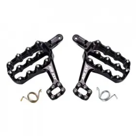 1622520004 Fastway Air Ext Motorcycle Foot Pegs Kit Black For Atv/utv