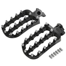 Flrt 2015-2023 See Fitment Nicecnc1581080901 Nicecnc Black Wide Foot Pegs Footrest Compatible With Yamaha Tenere700/xtz 700